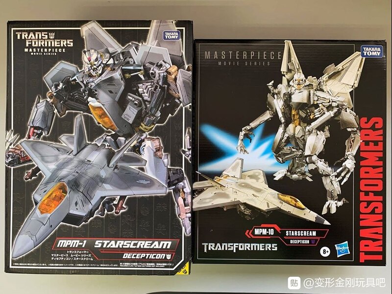 Transformers Masterpiece Starscream MPM-10 In-Hand Images Compared